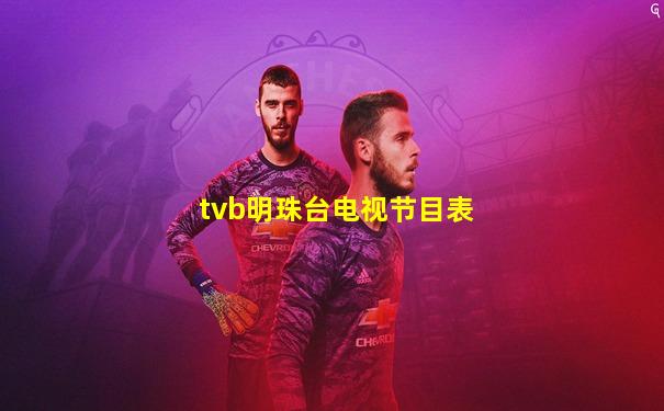 tvb明珠台电视节目表